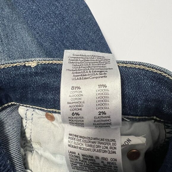 Mother Sz 24 The Mid Rise Dazzler Jeans in Satisfaction Guaranteed Blue - Picture 6 of 9